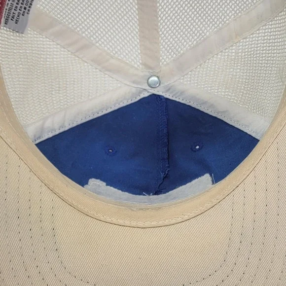 Chicago Cubs Hat - Cooperstown Collection Snapback Baseball Trucker Cap Blue MLB - Picture 4 of 8